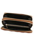 Ada - Double zip around soft leather wallet